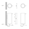 Decor Walther 0972365 Decor Walther Black Stone SSP Дозатор для мыла, настольный, цвет: черный матовый / сталь матовая