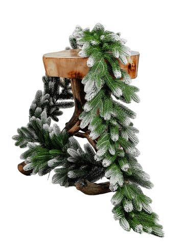 Гирлянда еловая №2 (иней) 2,7м