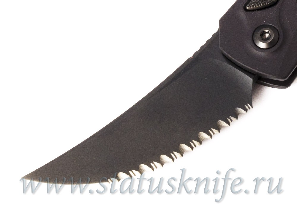 Нож Microtech Bastinelli 268A-3DLCTSH Brachial Serrated Shadow
