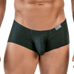 Мужские трусы хипсы черные с принтом Clever Moda LABERIN LATIN BOXER 185211