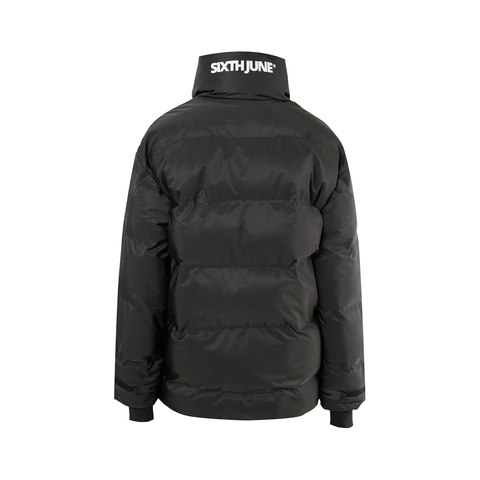 Zipped Black puffer jacket