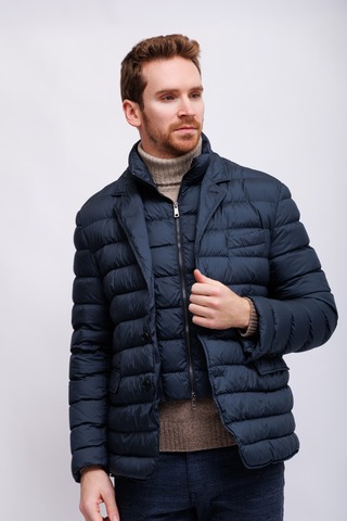 ADD Пуховик-пиджак с манишкой