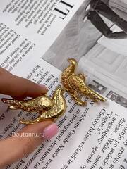 Серьги Скиап. Золотистые 