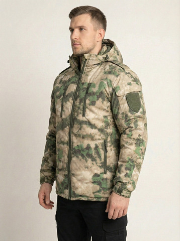 Бушлат Росгвардия зимний зелёный мох (фольга/мембрана/холофайбер)