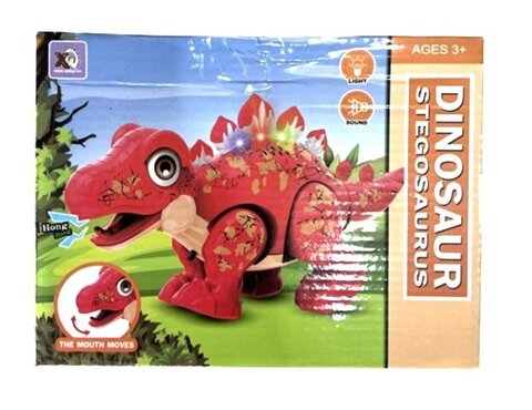 Динозаврик светомузыка, размер 19*14