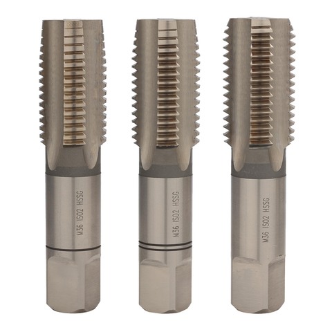 Набор метчиков 3шт Volkel HSS-G DIN352 6h метрическая резьба М36х4,0 27382