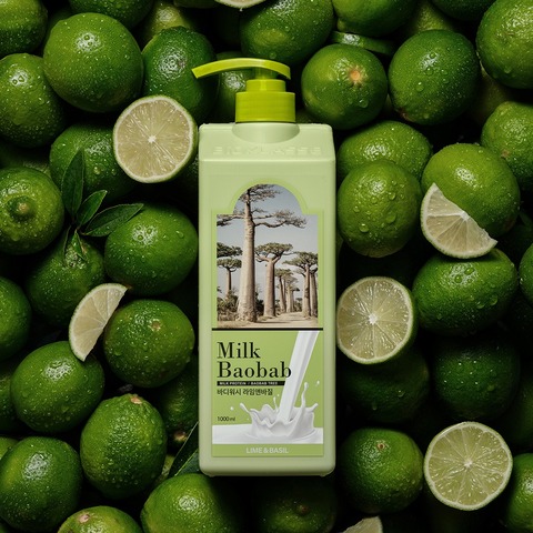 Освежающий гель для душа MILK BAOBAB