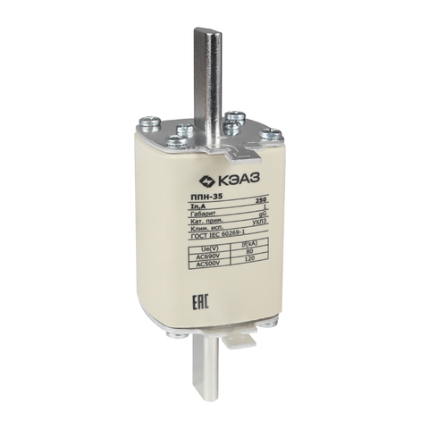 Вставка плавкая ППН-35-X3-1-160А-УХЛ3-КЭАЗ
