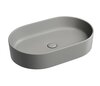 Ceramica Nova Element CN6048MH Умывальник чаша накладная овальная, 60.8x38.5, цвет: антрацит матовый