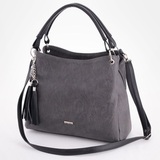 Сумка Саломея 264 македония серый+черный