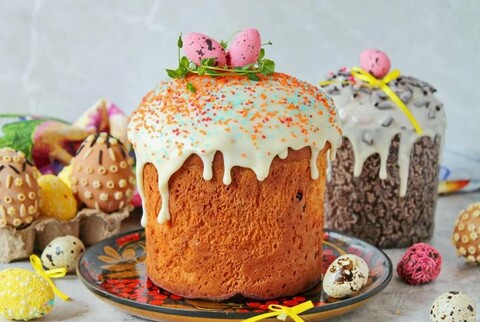 Кулич простой дрожжевой с цукатами