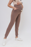 Спортивные брюки для беременных 15865 мокко