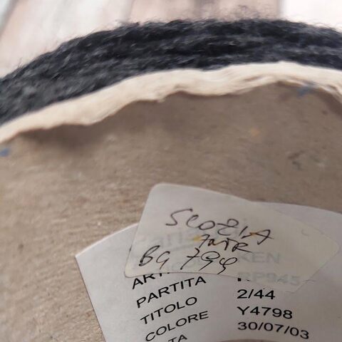 Кашемир кардный 100% SCOZIA 2/320 антрацит