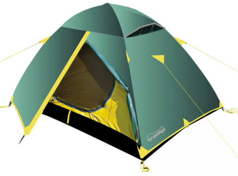 Картинка палатка туристическая Tramp Scout 2 (V2) зеленый - 1
