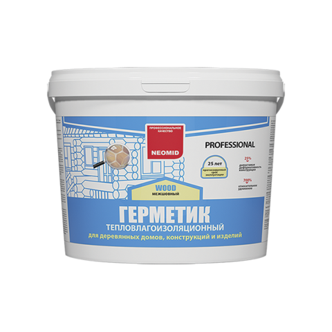 Neomid Теплый дом Wood Professional герметик строительный