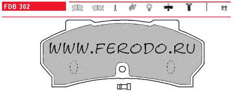 FDB302 Тормозные колодки дисковые OE 'PREMIER'