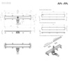 Am.Pm W01SC-U11-080-04BM MasterFlow Трап для душа линейный универс затвор Tile 80см цвет черн мат