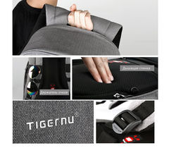Рюкзак антивор Tigernu T-B3213 серый
