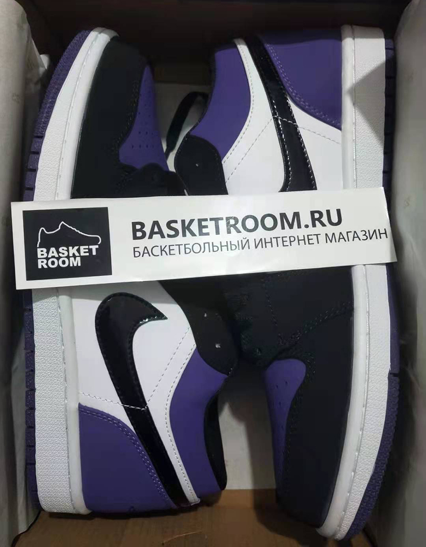 jordan 1 low court purple