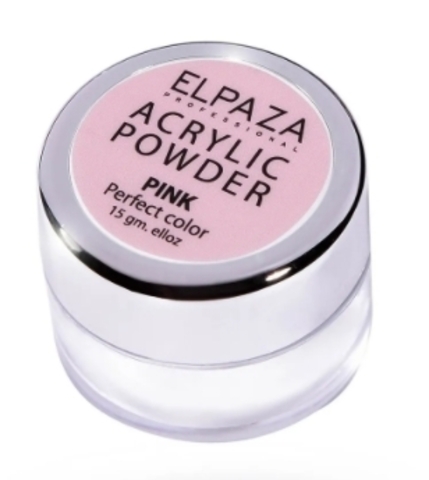 Acrylic Powder Clear Пудра акриловая розовая 15 г (Elpaza)