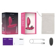 Анальная пробка для ношения We-Vibe Ditto+ Cosmic Pink