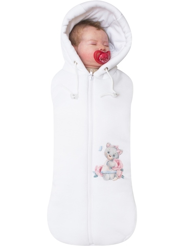 Утепленная пеленка-кокон "Милая киска"