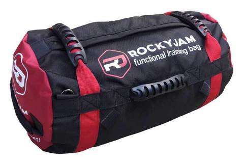 Картинка сэндбэг RockyJam Сэндбэг S (15-45 кг) с резиновыми ручками красный - 1