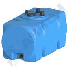 Емкость прямоугольная горизонтальная для дизельного топлива со сливом Анион 250 л. горизонтальный (1110x525x610см;синий) - арт.559432