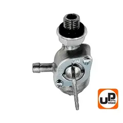 Краник топливный UNITED PARTS М10 выход влево, 168/170F, 173-192F, GX160-390