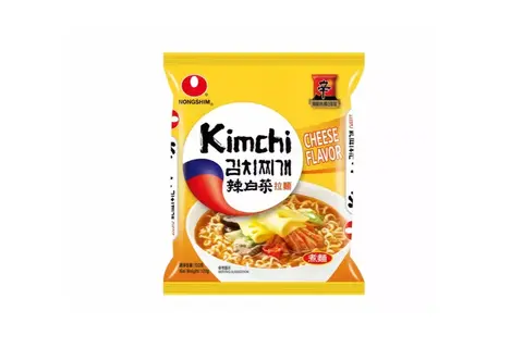 Лапша быстрого приготовления КимЧи с сыром (пачка) (40), 120 г, Nongshim