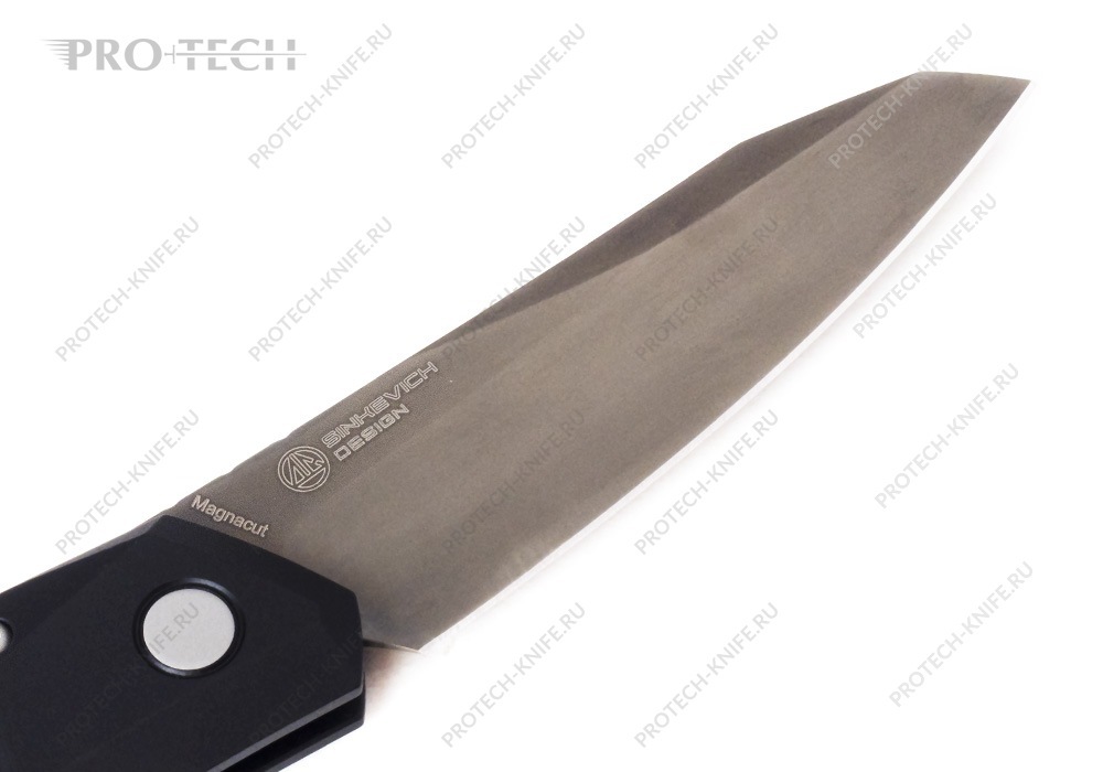 Нож Pro-Tech Oligarch MagnaCut Smoky Grey DLC Dmitry Sinkevich Design - фотография 