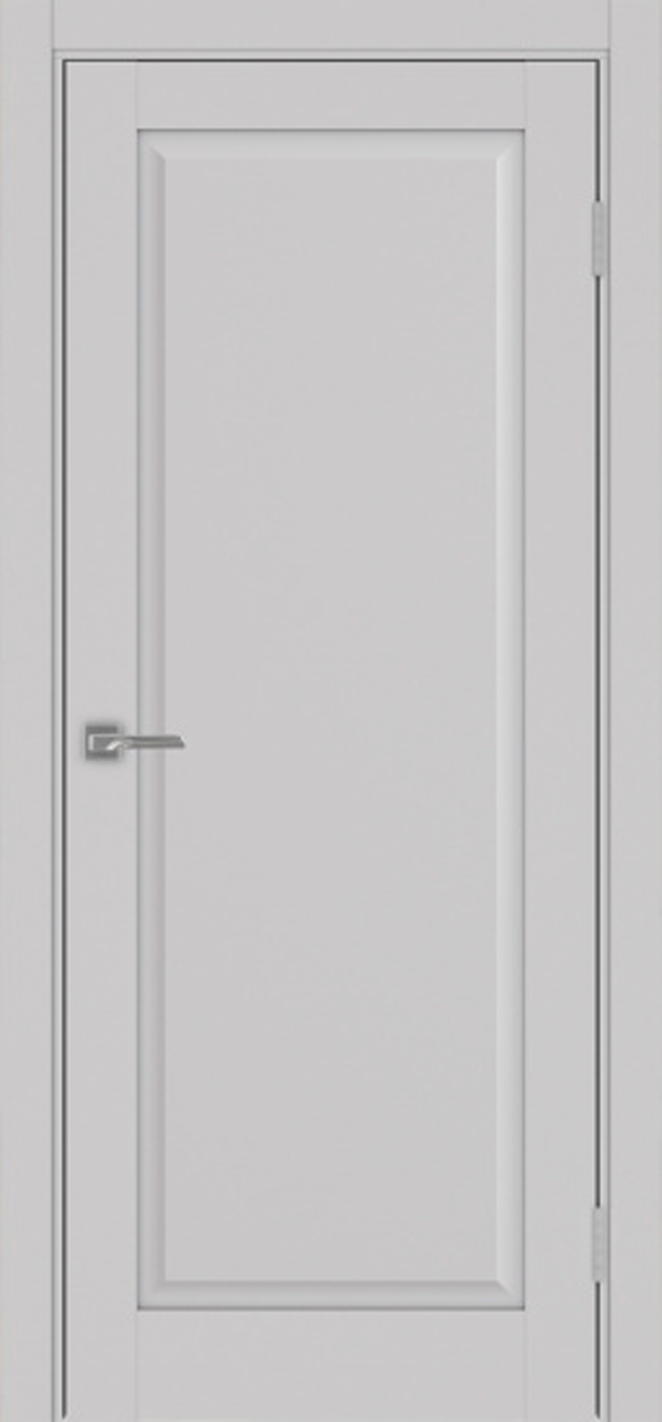 Дверь межкомнатная Оптима Порте Тоскана 601.1 ОФ3, цвет пепельный, экошпон, глухая