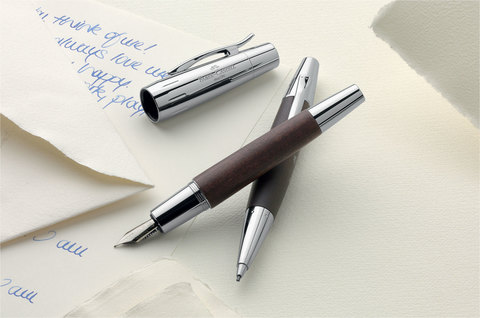 Механический карандаш Faber-Castell E-motion Pearwood Dark Brown (138381)