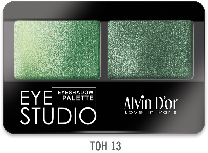 Alvin D`or AES-14 Тени для век  двойные EYE STUDIO  тон 13  5г