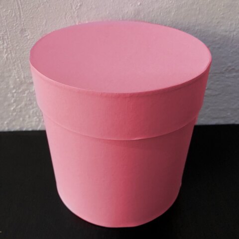 Цилиндр одиночный, 15х15 см, Розовый, 1 шт.