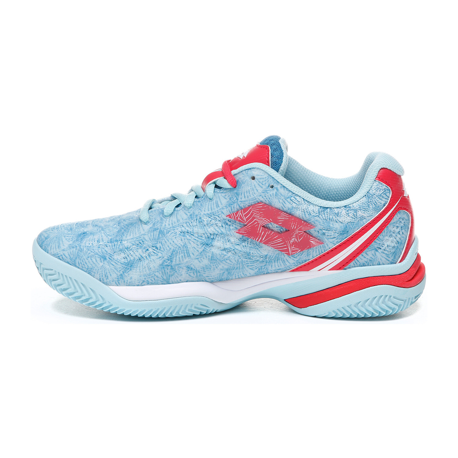 Padel Lotto Superrapida 200 PRT W clear water calypso pink mosaic blue