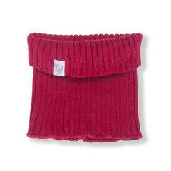 Вязаный снуд Soft (темно-красный)