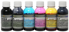 Комплект чернил Dctec для Canon Pixma MG7140, MG7540, MG6340, IP8740, MG8140, MG6240, MG8240, MG6140, MG7740, TS8040, TS9040, MG7720, MP980, MP990, MP620, MP630. 6 x 100 мл
