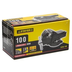 STAYER 100 мм, слесарные тиски (3256-100)