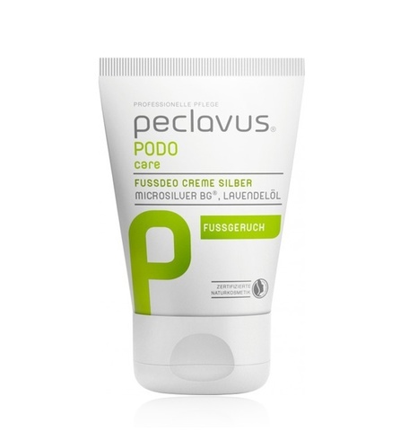 Крем-дезодорант для ног с серебром Peclavus Fußdeo Creme Silber, 30 мл