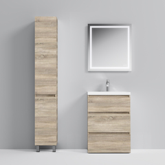 Тумба с раковиной напольная 60 см, 3 ящика, светлый дуб AM.PM Gem S - M91FSX0602OF