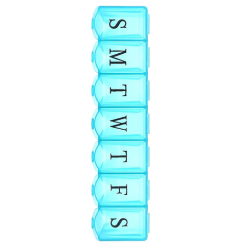Apex, 7-дневный органайзер для таблеток Ultra Bubble-Lok, 1 таблетница