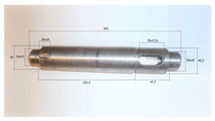 Вал ведомый WP-320H/Ecc.rotary shaft, driven