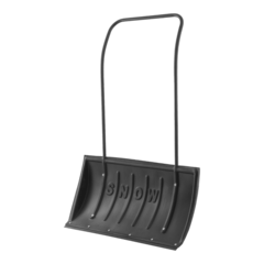 Движок для уборки снега пластиковый, 780 х 420 х 1140 мм, стальная рукоятка, Россия, Сибртех