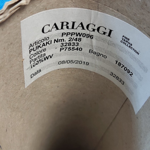 Меринос гребенной CARIAGGI  PUKAKI 2/48 голубой