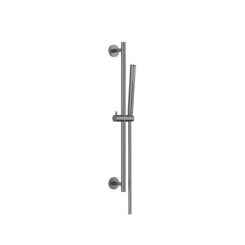 Aquatek AQ2012BGM AQ2012BGM ЕВРОПА душевой гарнитур 1jet 65 см, шлиф. черный хром