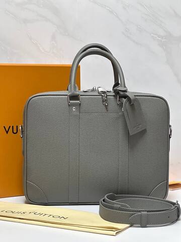 Портфель Louis Vuitton Porte Documents Voyage PM кожа Taiga