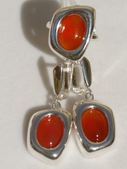 Лорана(кольцо + серьги из серебра)