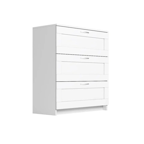 СИРИУС комод 3 ящика, 78.2х41.2х94.6 см, белый