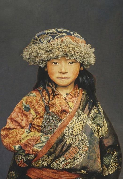 Гобелен Tibetan Child Wallhanging